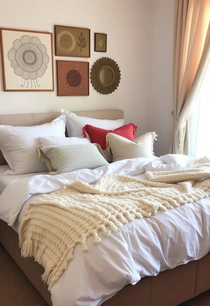 15 Cozy Bedroom Ideas That Will Make You Want to Snuggle In! - 1. Layered Textiles for Ultimate Comfort